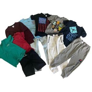 Bundle of 15 pieces of boys clothes size L 10/12